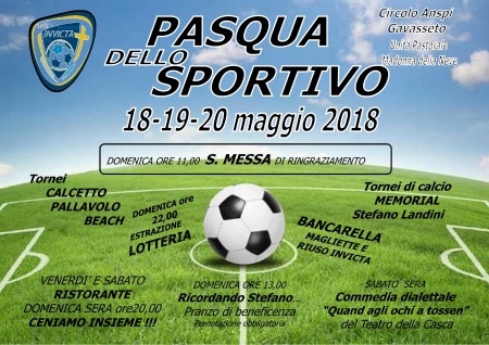 Pasqua dello Sportivo 2018 a Gavasseto