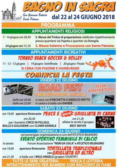 Sagra Bagno 2018