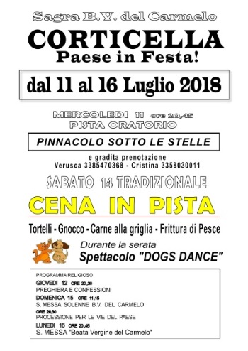 Sagra Corticella 2018